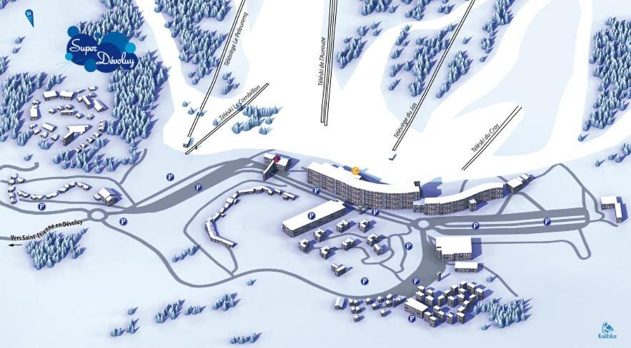 Au Pied Des Pistes Appart 4 Ou 5 Pers Superdevoluy SuperDevoluy Exterior foto